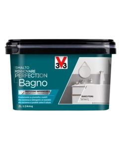 Smalto multi-materiale rinnovare perfection - bagno - bianco piuma satinato - 2 litri